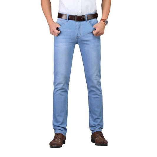 Straight Leg Stretchy Mens Jeans - FSHN LTD 14639486