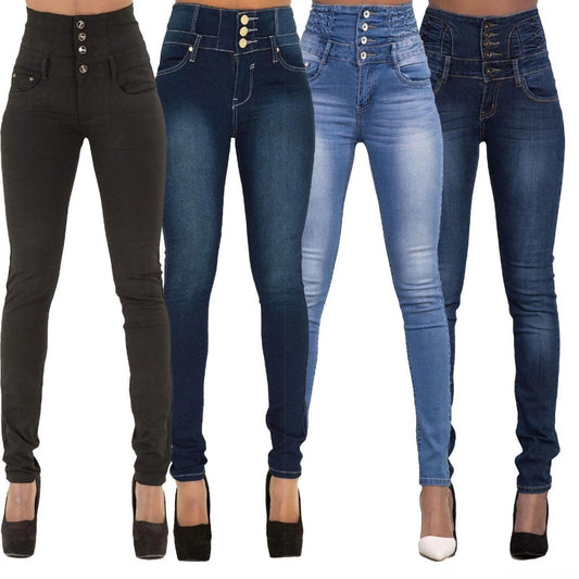 High Waist Womens Jeans - FSHN LTD 14639486