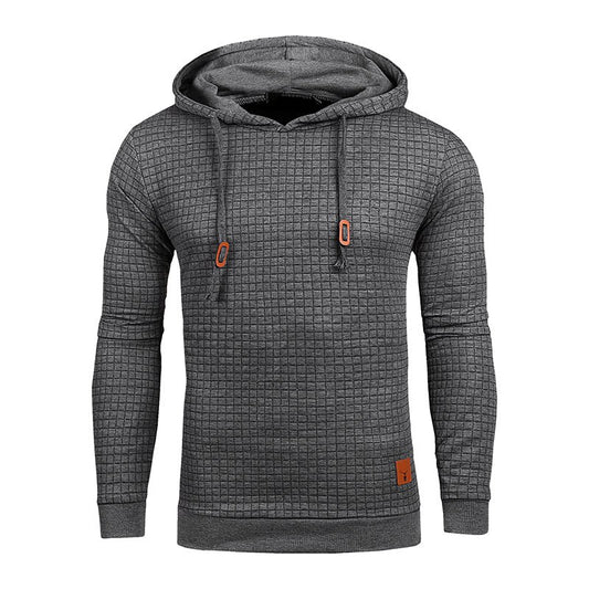 Long Sleeve Solid Color Hooded Sweatshirt - FSHN LTD 14639486