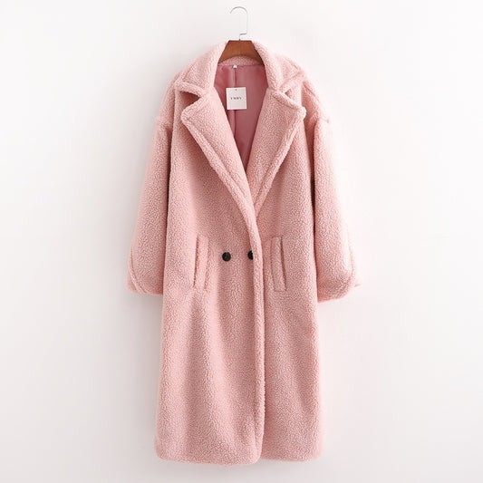 New winter loose imitation lamb wool coat - FSHN LTD 14639486