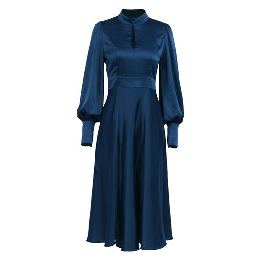 French high waist hollow dress - FSHN LTD 14639486