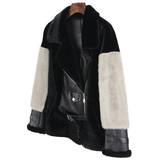 New Faux Mink Double Faced Fur Coat Winter Jacket - FSHN LTD 14639486