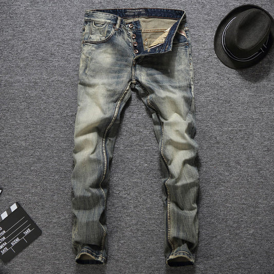Italian Vintage Men Jeans - FSHN LTD 14639486