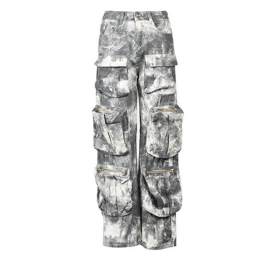 Women's Jeans High Waist Cargo Pants - FSHN LTD 14639486