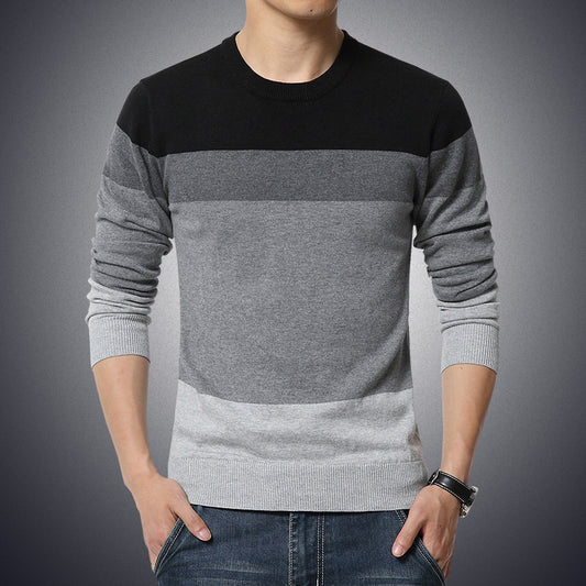 Men's Round Neck Sweater - FSHN LTD 14639486